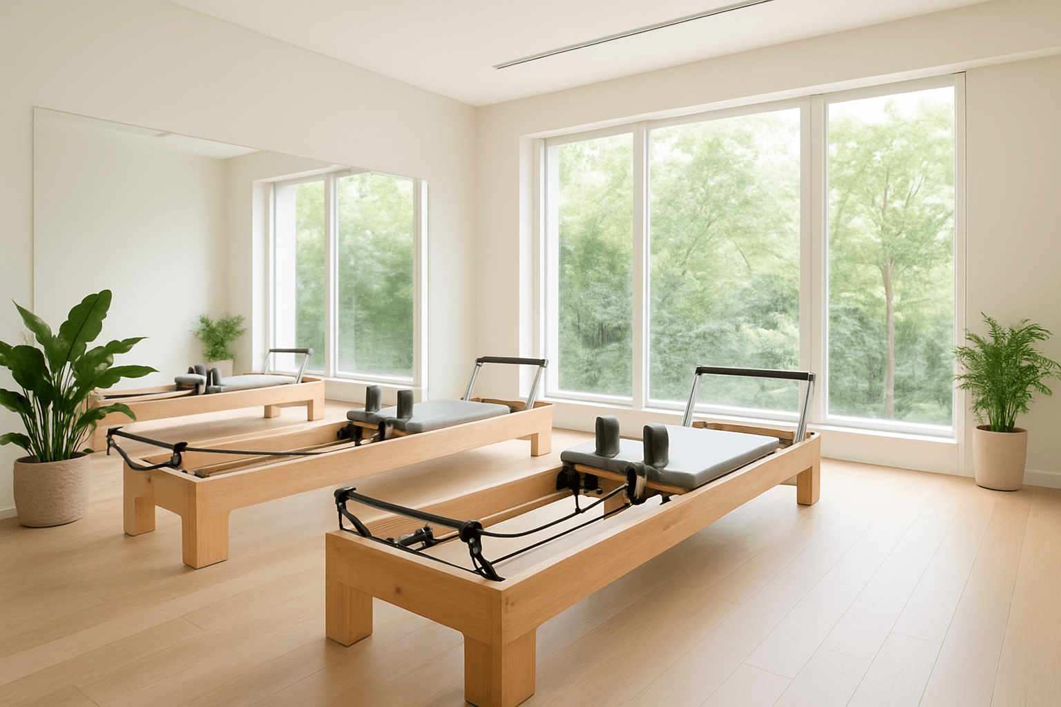 Fitbutler 系統適用於皮拉提斯教室，提供會員預先劃位、掃碼簽到，幫助教練管理會員與排課